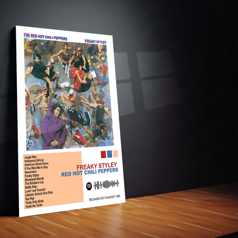 Red Hot Chili Peppers – Complete Album Collection | Set of 11 | Set of 8 | Set of 4 | Premium Metal Poster - TURTLEWINGS 