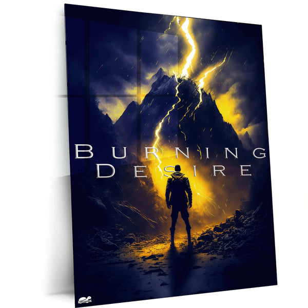 Quote – Burning Desire Metal Print | - TURTLEWINGS 