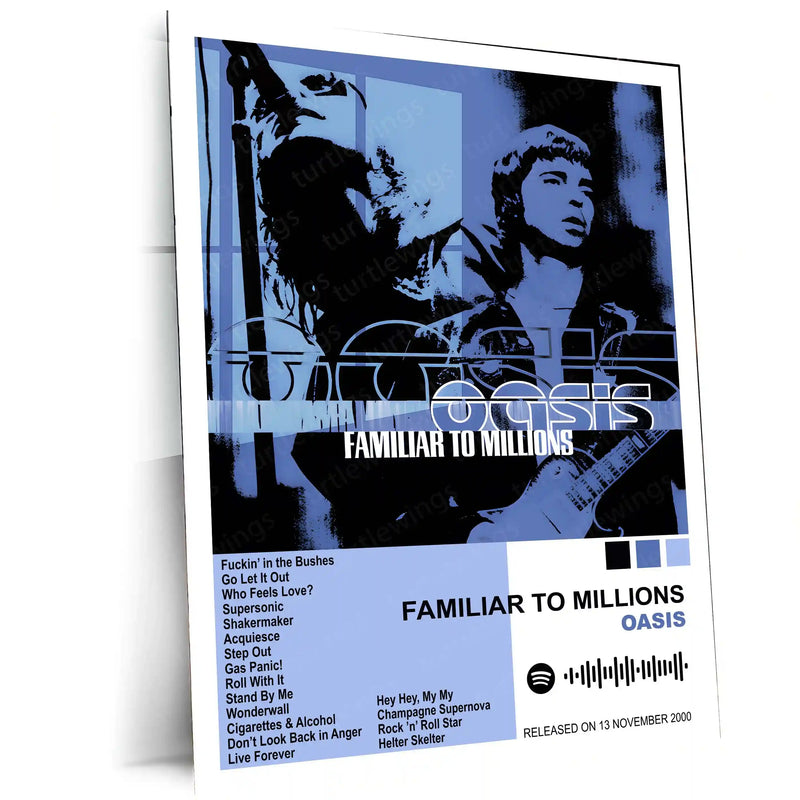 Oasis Complete Collection | Set of 11 | Set of 8 | Set of 4 | Album Posters Metal Frames Britpop Anthems. 90s Attitude. Timeless Manchester Energy. - TURTLEWINGS 