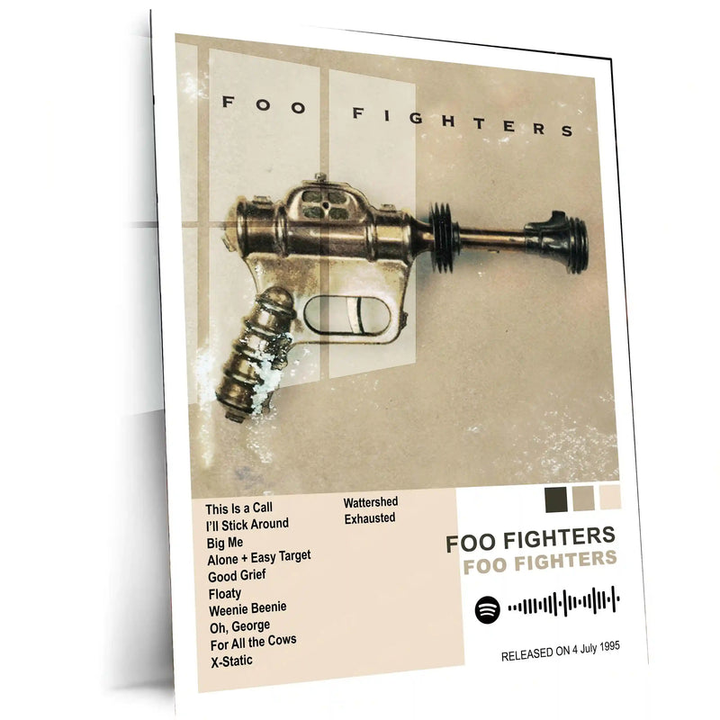 Foo Fighters – Complete Album Collection | Set of 11 | Set of 8 | Set of 4 | Premium Metal Poster - TURTLEWINGS 