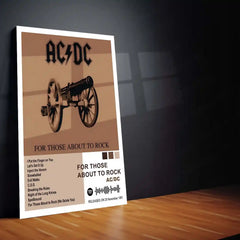 AC/DC Complete Album Collection | Set of 10 | Set of 8 | Set of 4 | Metal Frame Posters High Voltage. Pure Rock Energy. Legendary Wall Statement. - TURTLEWINGS 