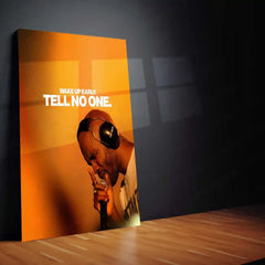 Quote Metal Poster | Frank Ocean | “Wake Up Early. Tell No One.” | Silent Hustle Metal Poster - TURTLEWINGS 
