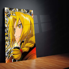 Anime Metal Poster | Fullmetal Alchemist – Alphonse Elric Metal Poster | Anime Armor Wall Frame 06