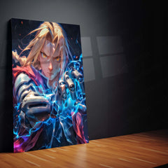 Anime Metal Poster | Fullmetal Alchemist – Alphonse Elric Metal Poster | Anime Armor Wall Frame 010