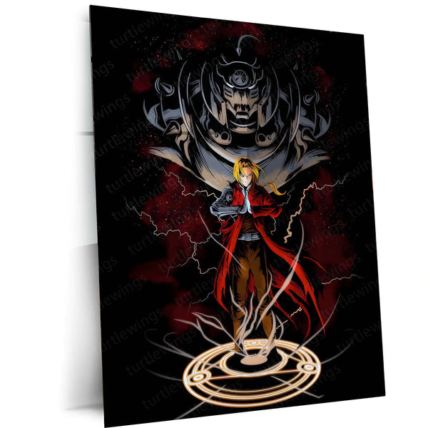 Anime Metal Poster | Fullmetal Alchemist – Alphonse Elric Metal Poster | Anime Armor Wall Frame 05