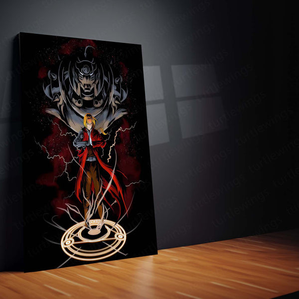 Anime Metal Poster | Fullmetal Alchemist – Alphonse Elric Metal Poster | Anime Armor Wall Frame 05