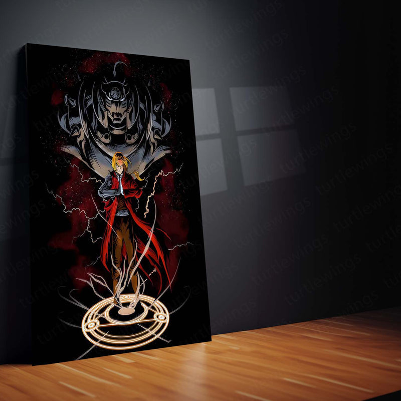 Anime Metal Poster | Fullmetal Alchemist – Alphonse Elric Metal Poster | Anime Armor Wall Frame 05