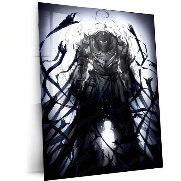 Anime Metal Poster | Fullmetal Alchemist – Alphonse Elric Metal Poster | Anime Armor Wall Frame 09