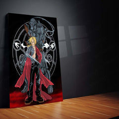 Anime Metal Poster | Fullmetal Alchemist – Alphonse Elric Metal Poster | Anime Armor Wall Frame 01