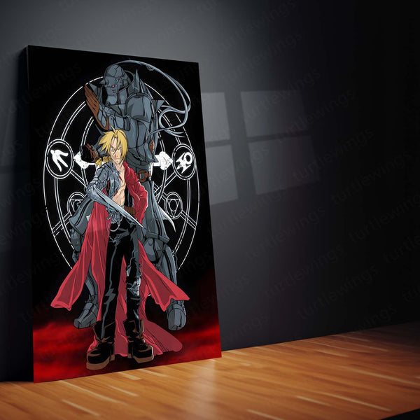 Anime Metal Poster | Fullmetal Alchemist – Alphonse Elric Metal Poster | Anime Armor Wall Frame 01