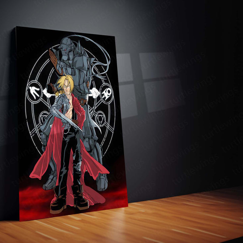 Anime Metal Poster | Fullmetal Alchemist – Alphonse Elric Metal Poster | Anime Armor Wall Frame 01
