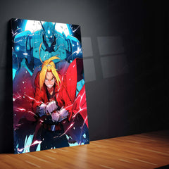 Anime Metal Poster | Fullmetal Alchemist – Alphonse Elric Metal Poster | Anime Armor Wall Frame 02