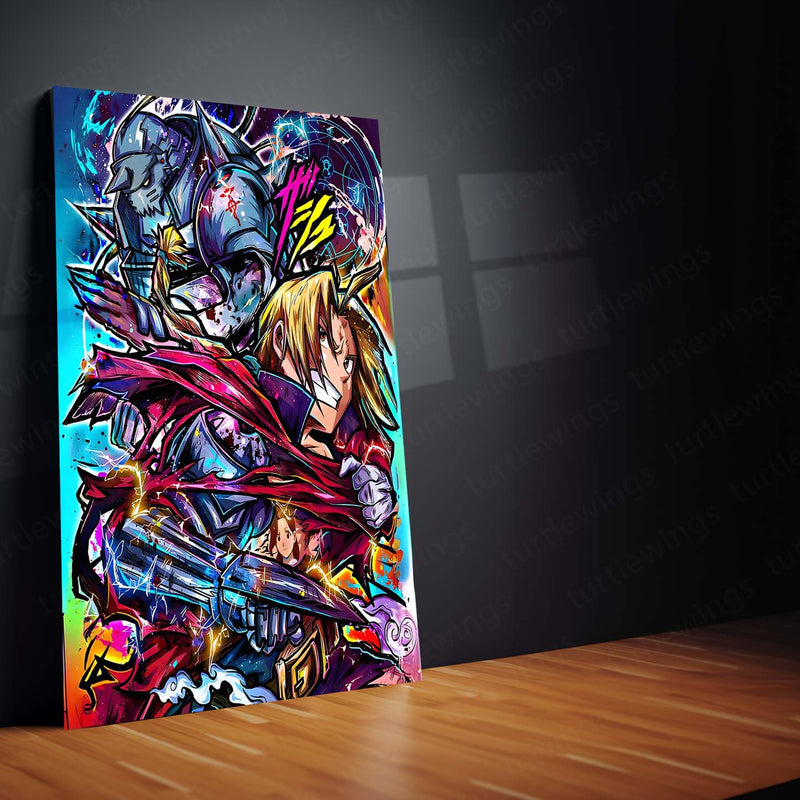 Anime Metal Poster | Fullmetal Alchemist – Alphonse Elric Metal Poster | Anime Armor Wall Frame 03