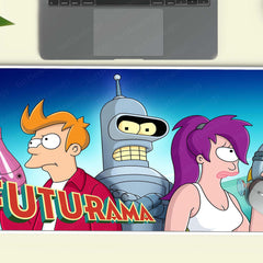 Futurama Crew Retro Sci-Fi Cartoon DeskmatFuturama Crew Retro Sci-Fi Cartoon Deskmat