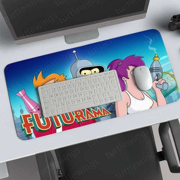 Futurama Crew Retro Sci-Fi Cartoon DeskmatFuturama Crew Retro Sci-Fi Cartoon Deskmat