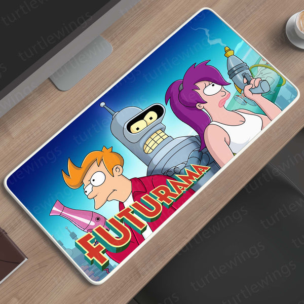 Futurama Crew Retro Sci-Fi Cartoon DeskmatFuturama Crew Retro Sci-Fi Cartoon Deskmat