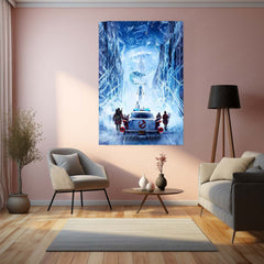 Ghostbusters Afterlife – Ice City Battle Metal Poster | Epic Movie Wall Frame