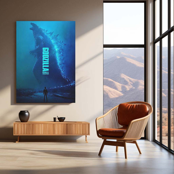 Godzilla: King of the Monsters Poster – Titan Edition Metal Poster | Kaiju Wall Frame