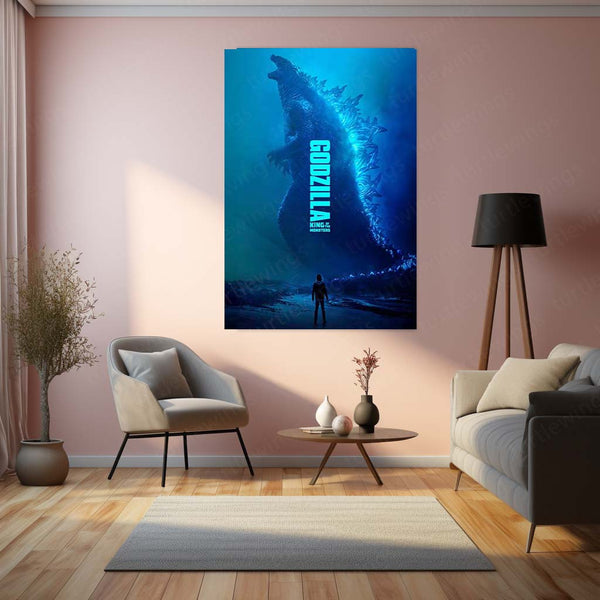 Godzilla: King of the Monsters Poster – Titan Edition Metal Poster | Kaiju Wall Frame