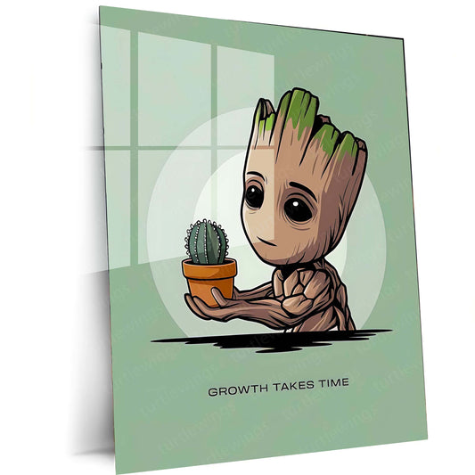 Marvel Metal Poster |  Groot Metal Poster – Adorable Guardian of the Galaxy