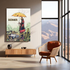 Anime Metal Poster | Gachiakuta – The Chained Outlaw | Urban Chaos Metal Frame Poster 01