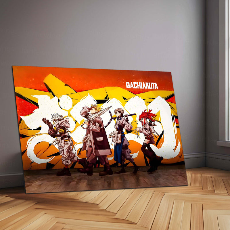 Anime Metal Poster | Gachiakuta – Street Justice Crew Metal Frame