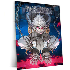 Anime Metal Poster | Gachiakuta – The Chained Outlaw | Urban Chaos Metal Frame Poster 02