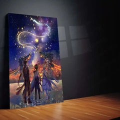 Anime Metal Poster | Genshin Impact Metal Frame – Lantern Rite Edition | Premium Anime Metal Poster