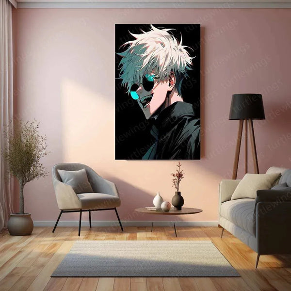 Satoru Gojo Metal Poster – The Strongest Jujutsu Sorcerer - TURTLEWINGS 