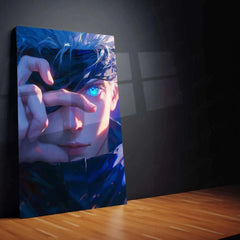 Gojo Satoru - Jujutsu Kaisen Hyper-Realistic Metal Poster | Main Portrait & Landscape | Iconic Anime Art - TURTLEWINGS 