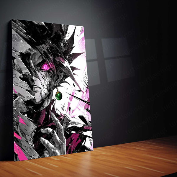 Anime Metal Poster | Dragon Ball Super Metal Poster | Goku Black Rose Dark Aura Wall Art | Epic Saiyan Villain Metal Frame