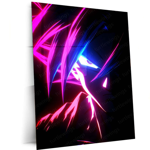 Anime metal poster | Goku Black – Dragon Ball Super Metal Poster | Rose Super Saiyan Wall Frame