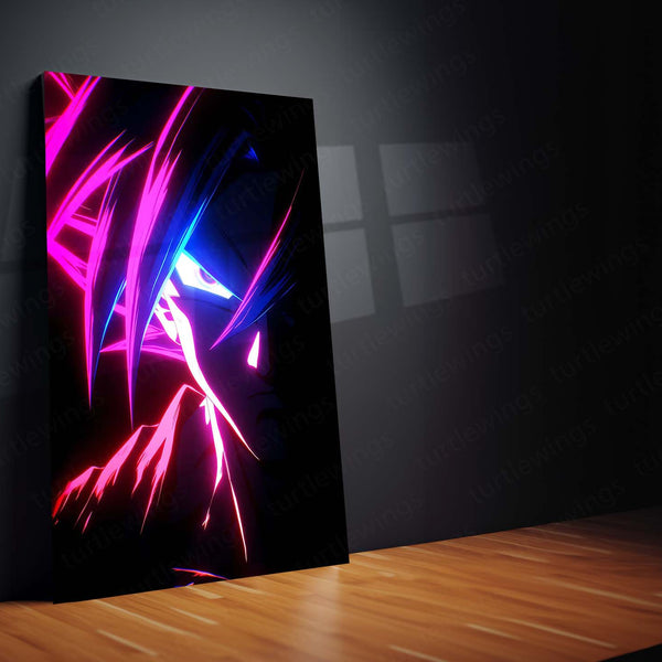 Anime metal poster | Goku Black – Dragon Ball Super Metal Poster | Rose Super Saiyan Wall Frame