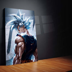 Anime Metal Poster Set of 3 | Dragon Ball Super | Goku Ultra Instinct Triptych Wall Art