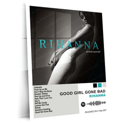 Rihanna – Complete Album Collection | Set of 11 | Set of 8 | Set of 4 | Premium Metal Poster Set