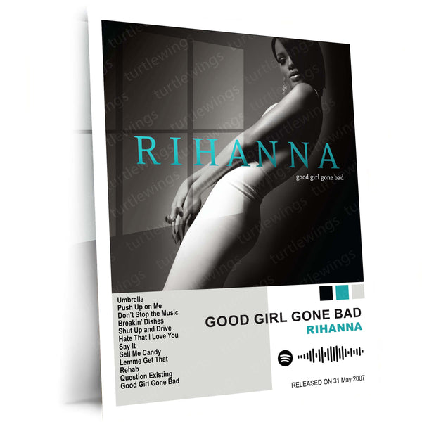 Rihanna – Complete Album Collection | Set of 11 | Set of 8 | Set of 4 | Premium Metal Poster Set
