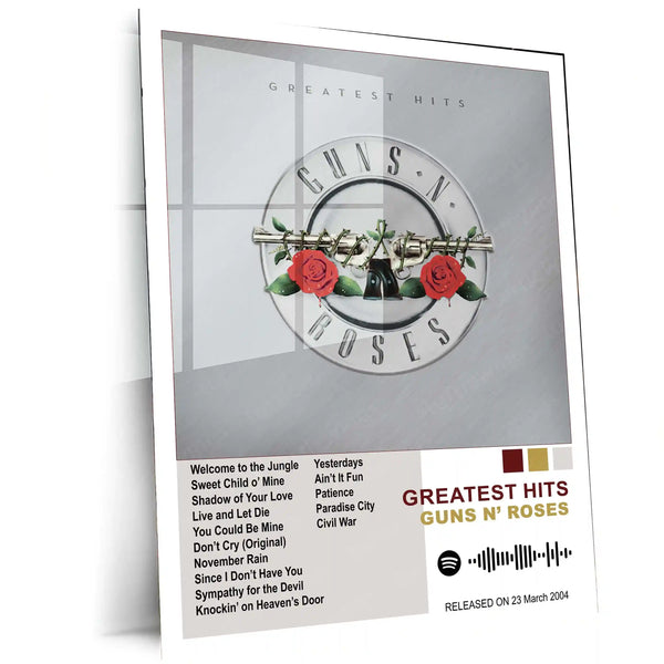Guns N’ Roses Complete Collection | Set of 10 | Set of 8 | Set of 4 | Album Posters Metal Frames Hard Rock Legends. Raw Energy. Timeless Stage Power. - TURTLEWINGS 