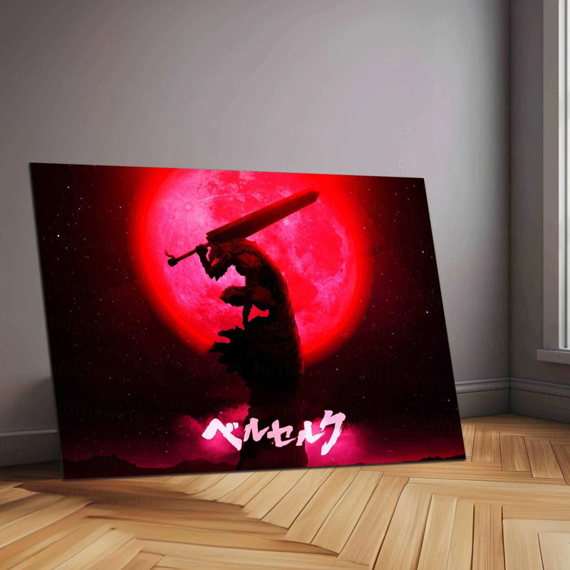 Guts Berserk Neon LED Metal Poster - TURTLEWINGS 