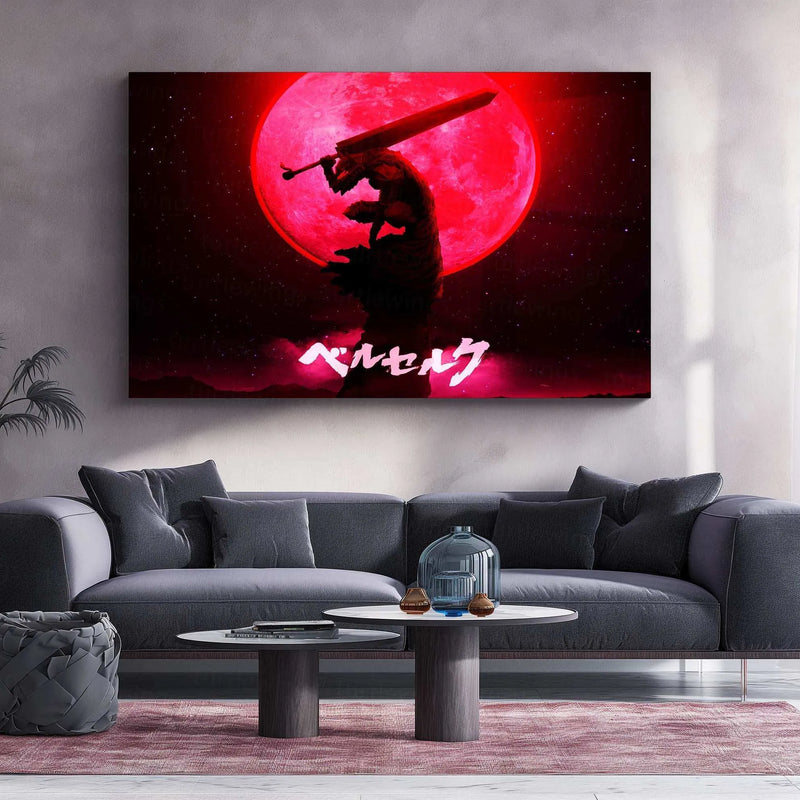 Guts Berserk Neon LED Metal Poster - TURTLEWINGS 