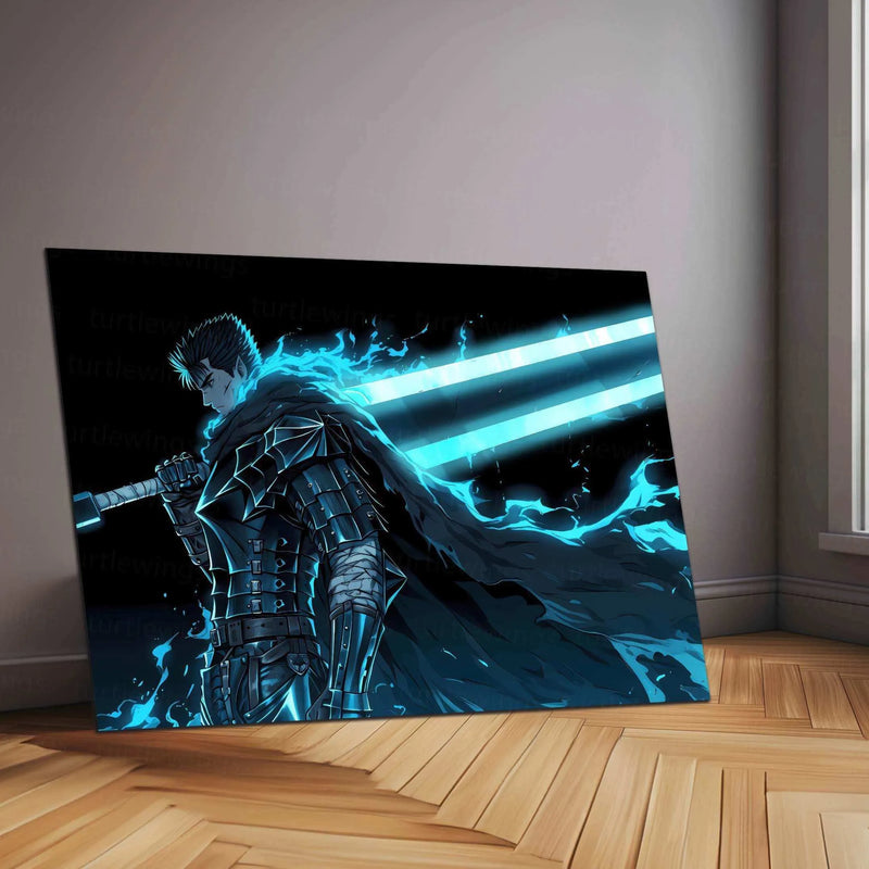 Guts Berserk Neon LED Metal Poster 2 - TURTLEWINGS 