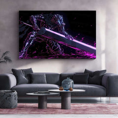Guts Berserk Neon LED Metal Poster 3 - TURTLEWINGS 