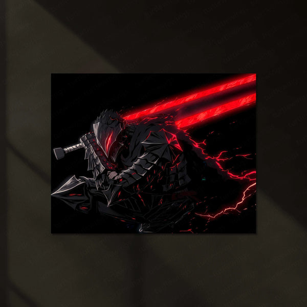 Guts Berserk Neon LED Metal Poster 4 – TURTLEWINGS