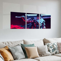 Anime Metal Poster Set of 3 | Berserk | Guts Black Swordsman Triptych Wall Art – product image 2