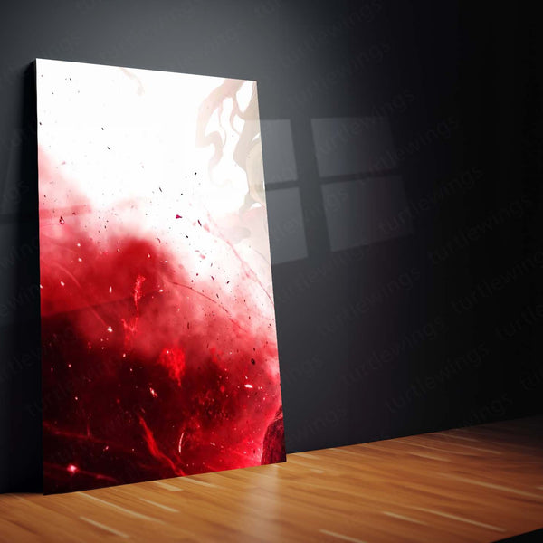 Anime Metal Poster Set of 3 | Demon Slayer | Gyutaro Upper Moon Demon Triptych Wall Art