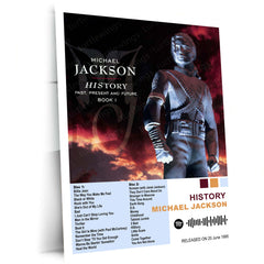Michael Jackson – Complete Album Collection | Set of 10 | Set of 8 | Set of 4 | Premium Metal Poster Set