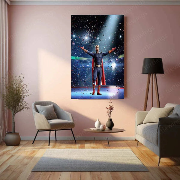 Homelander Metal Poster – The Boys Superhero Villain Wall Art | Power & Chaos Decor 4 - TURTLEWINGS 