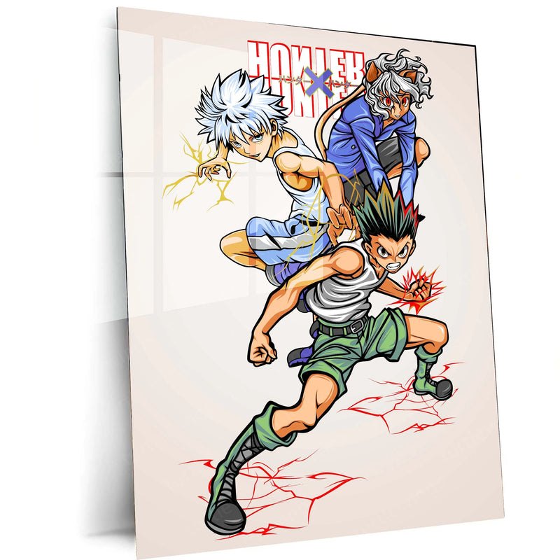 Anime Metal Poster | Hunter x Hunter Metal Poster | Anime Legends Wall Art | Gon, Killua & More Decor - TURTLEWINGS 