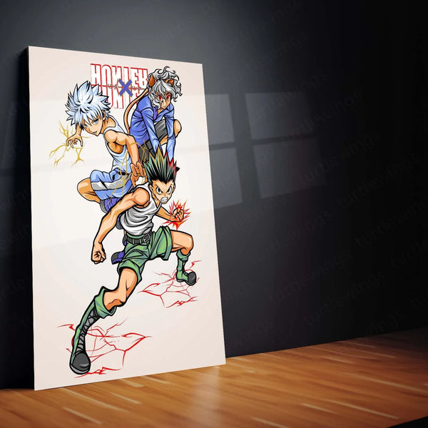 Anime Metal Poster | Hunter x Hunter Metal Poster | Anime Legends Wall Art | Gon, Killua & More Decor - TURTLEWINGS 