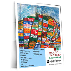 Radiohead Complete Collection | Set of 11 | Set of 8 | Set of 4 | Album Posters Metal Frames Alternative Evolution. Experimental Sound. Modern Art in Music. - TURTLEWINGS 