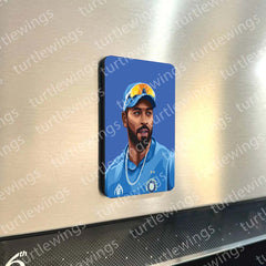 Fridge Magnet  | Indian Cricket Team Fridge Magnet Set – 10 Legendary Players (60x80mm)
